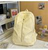 Schoolbag high value star backpack female college student lightweight simple schoolbag Korean ins style high school student casual backpack