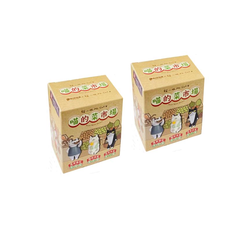 Urocze kotki w pudełkach-niespodziankach, mini figurki kociąt, ozdoby anime, dekoracje z woreczków-niespodzianek z kociego bazaru, świąteczne prezenty dla dzieci.