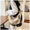Fashion Casual Dumpling Bag Commuter Large Capacity Crossbody Bag Student Versatile Lightweight Class Shoulder Bag