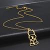 Cazador Stainless Steel Handala Boy Hanzala Pendant Necklaces for Women Men Chain On Neck Gift Jewelry 2026 Wholesale