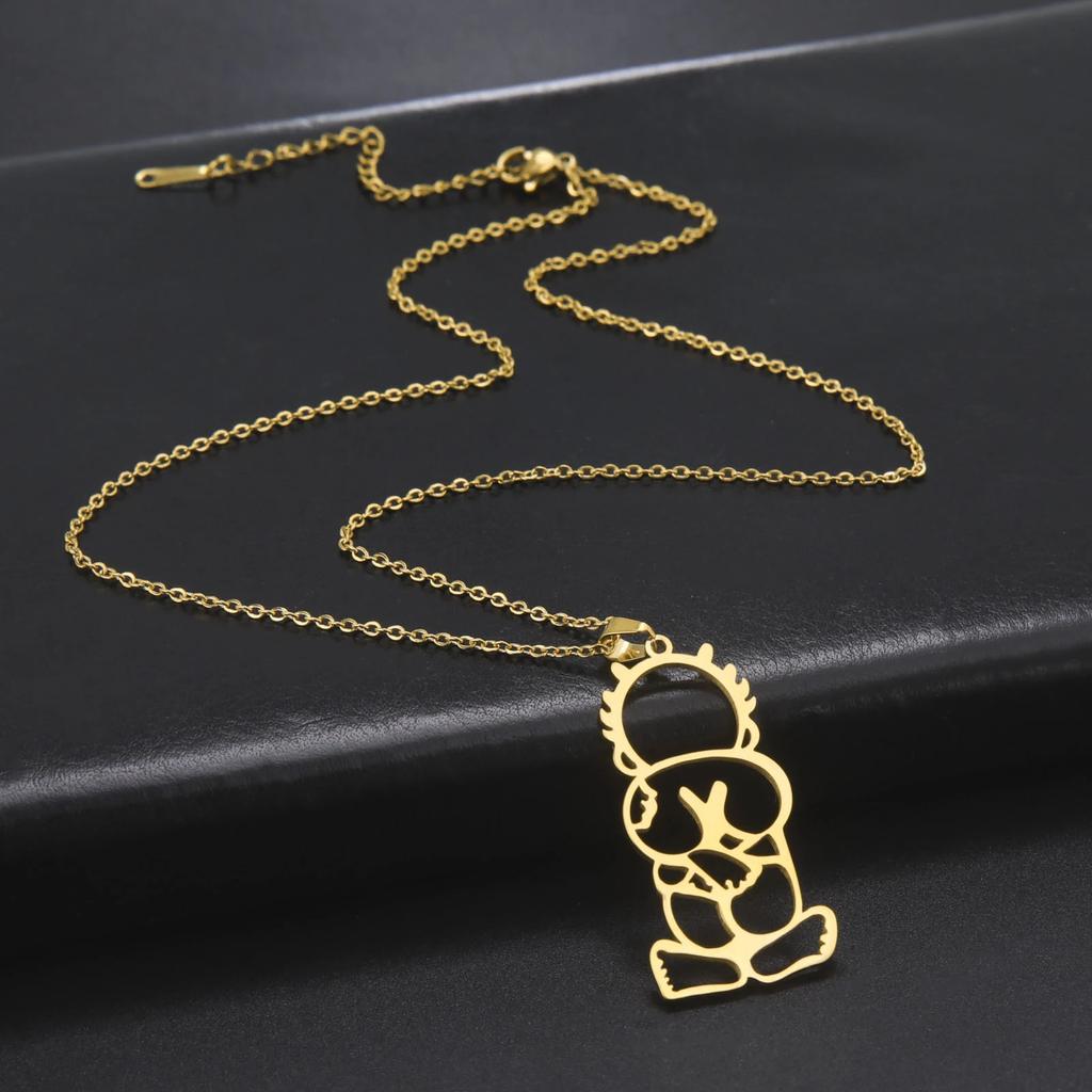 Cazador Stainless Steel Handala Boy Hanzala Pendant Necklaces for Women Men Chain On Neck Gift Jewelry 2026 Wholesale