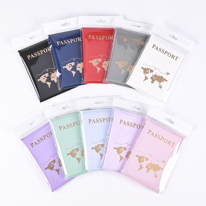 2023 Soft PU Passport and Ticket Holder Cover - Cross-Border Bestseller