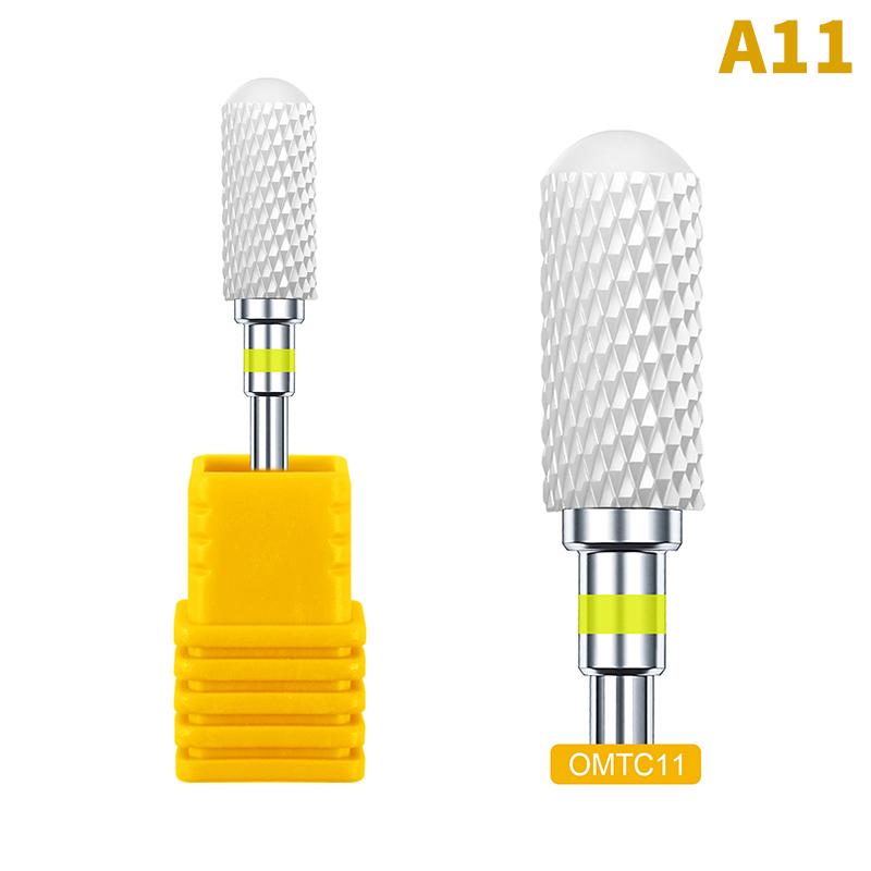 1pcs Ceramic Nail Drill Bits Professional Manicure Pedicure Burr File Electric Nail Art Machine Accessories