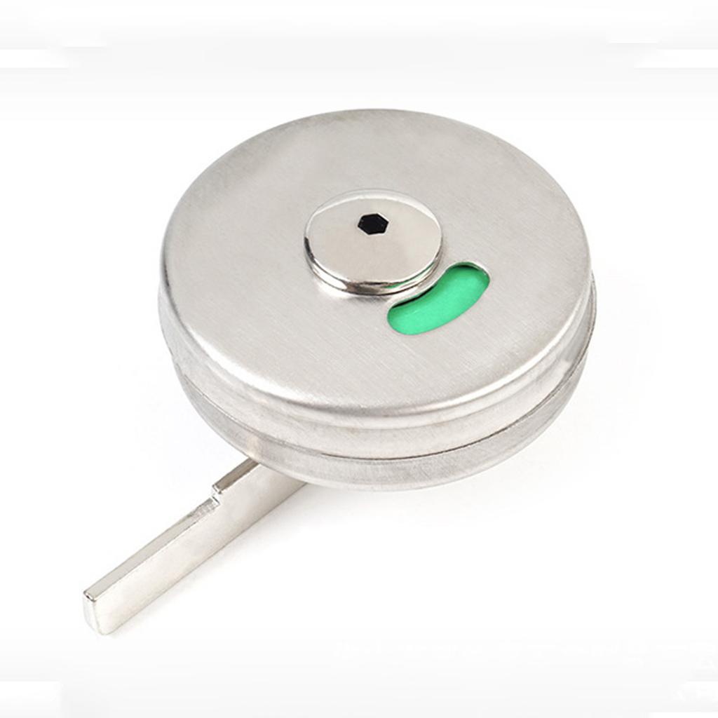 Multipurpose Brushed Stainless Steel Bathroom Door Latches Set Featuring Intuitives Status Display for Bathrooms