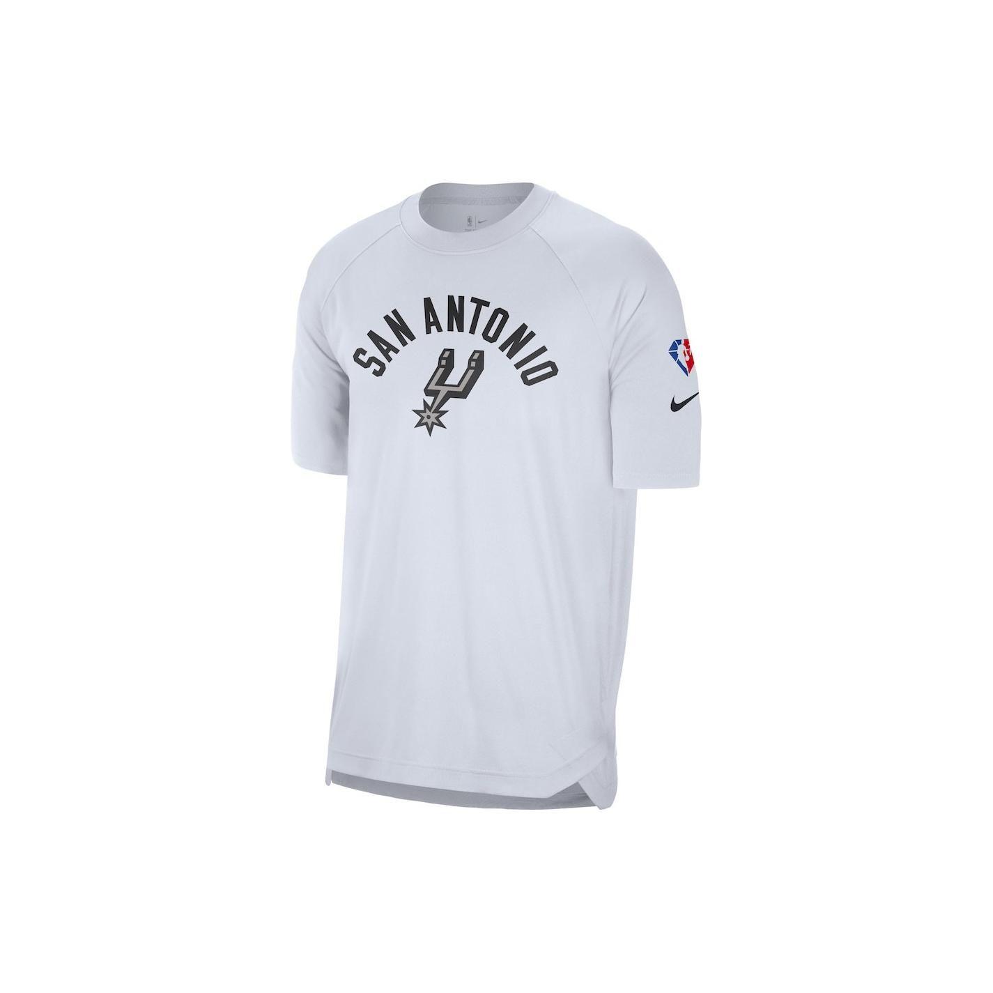 

Nike Spurs 75th Anniversary Series Quick-Dry Sports Training T-Shirt Unisex Tops White DB2662-100 S