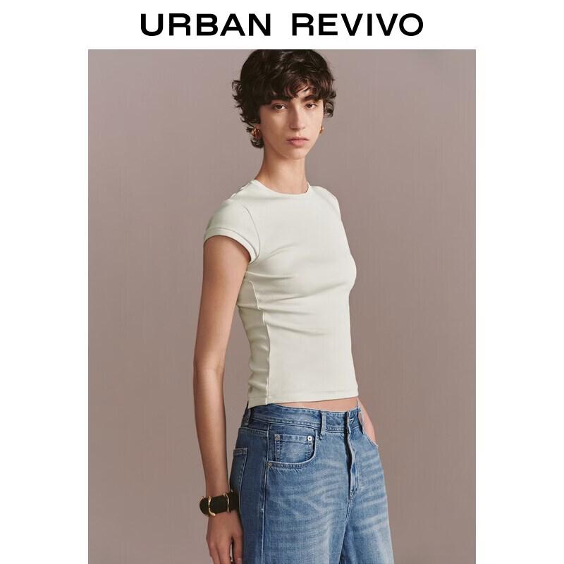 UR Women's Slim Fit Round Neck T-shirt
