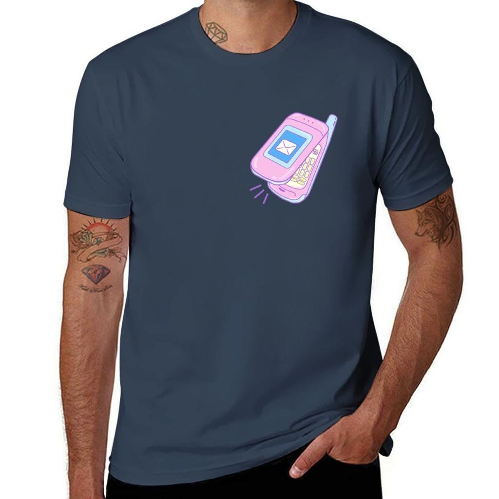 Flip Phone W TShirt Big Size Loose Fit Tee Shirt