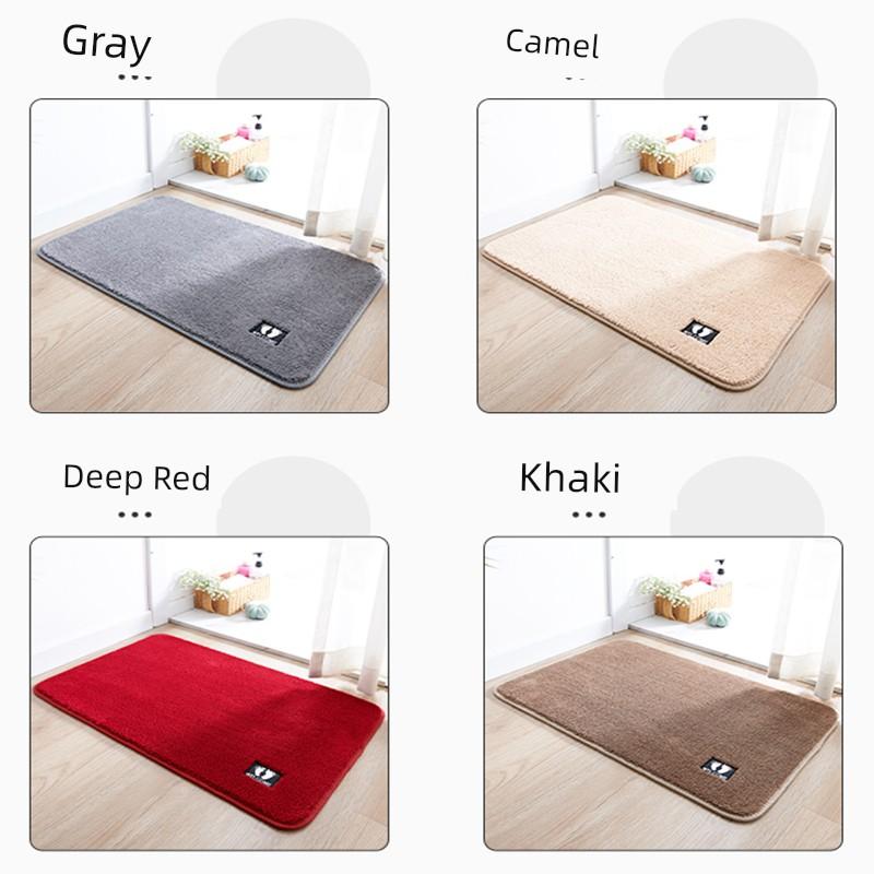Bathroom Floor Mat, Water-Absorbent, Non-Slip Mat for Bathroom Entrance, Toilet Doorway, Kitchen Door Mat, Household Carpet, Bathroom Mat