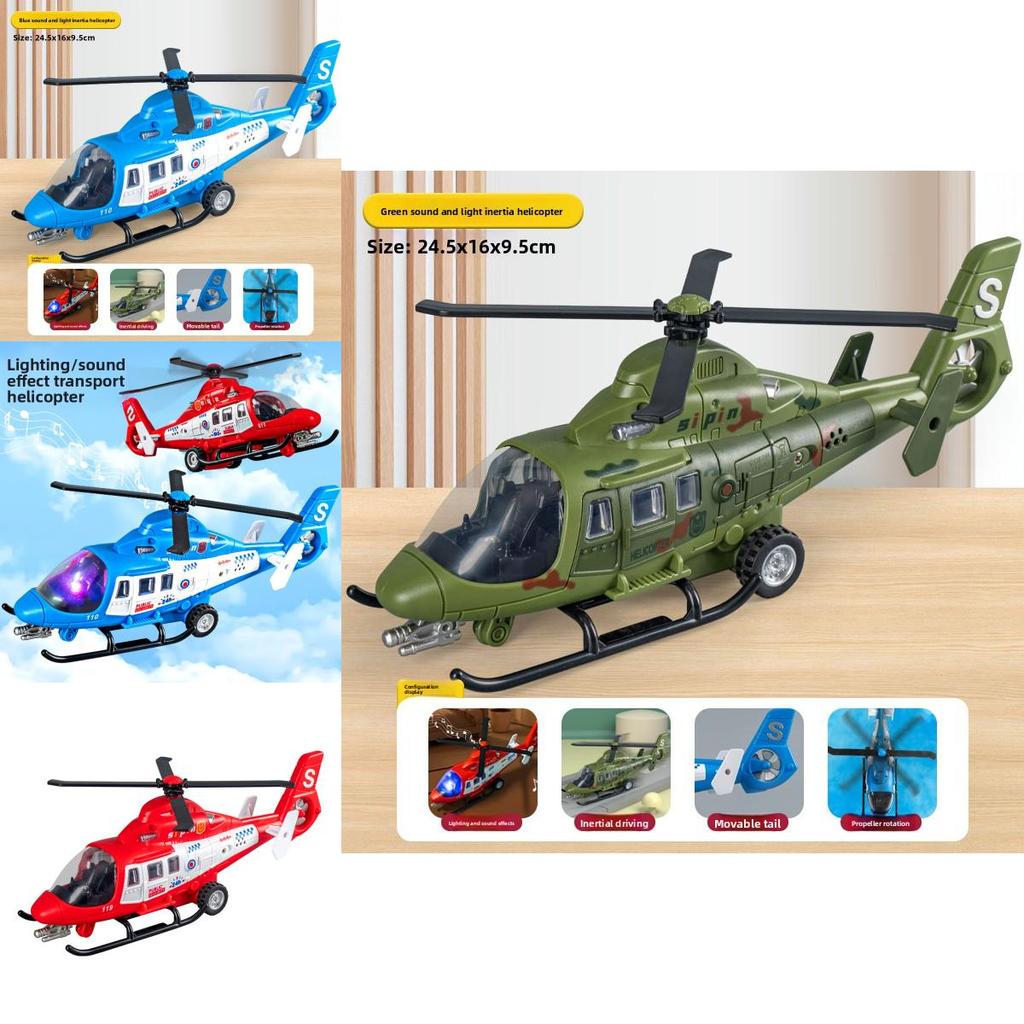 Rettungshubschrauber Spielzeug für Kinder Mit Lichtern und Geräuschen Zum Spielen und Lernen für Kinder