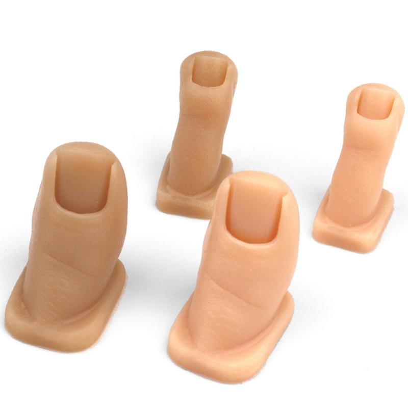 Flexible Realistic Toe Nail Practice Set With Detachable Design For Professional Manicure Training