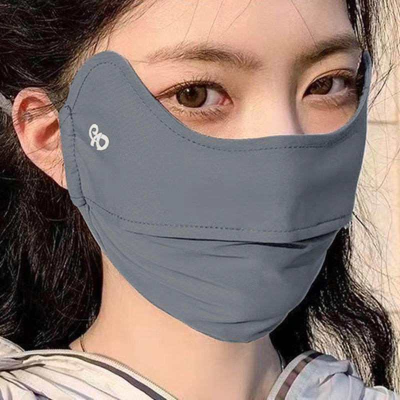 2026 NewThin Sunscreen Face Scarf Ice Silk Mask Summer Cover Veil Eye Protection Gini Golf