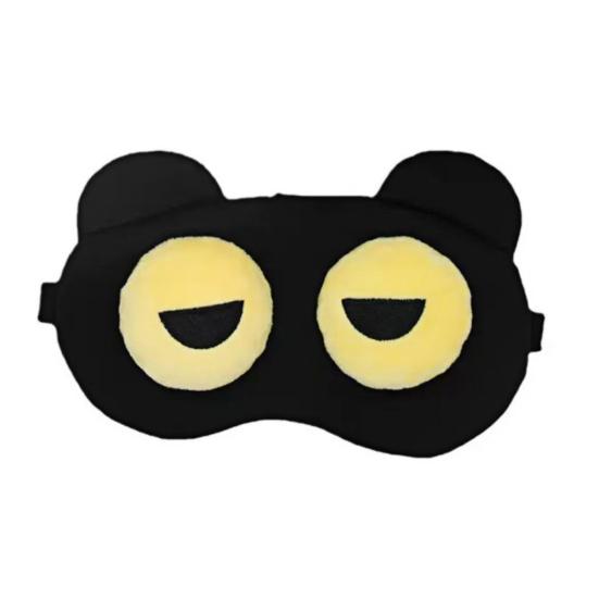 Cute Eye Mask for Sleep Soft Comfortable Sleep Mask Relieve Stress Fatigue Adjustable Straps Eye Shield for Travel Home Use