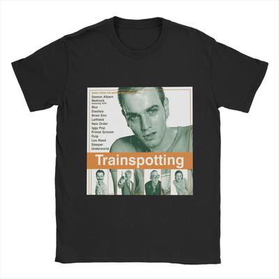 Trainspotting Ταινία   T-Shirt Καλοκαίρι  100 Βαμβακερά T-Shirts Για Άνδρα Μοτίβο Harajuku T-Shirt Κοντομάνικο Y2K Casual Τοπ