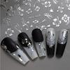 1 Sheet Self-Adhesive Bronzing Floral Nail Art Stickers Decals for Women Nail Art Supplies Nail Stickers for Nail Art Decor