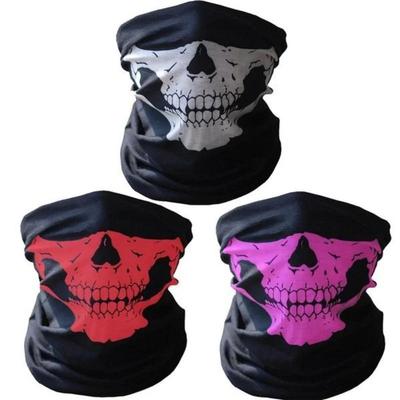 Magische Tulband Rijmasker Buitensporten Warmte Halloween Multifunctionele Cap Verscheidenheid Schedel Naadloze Tulband