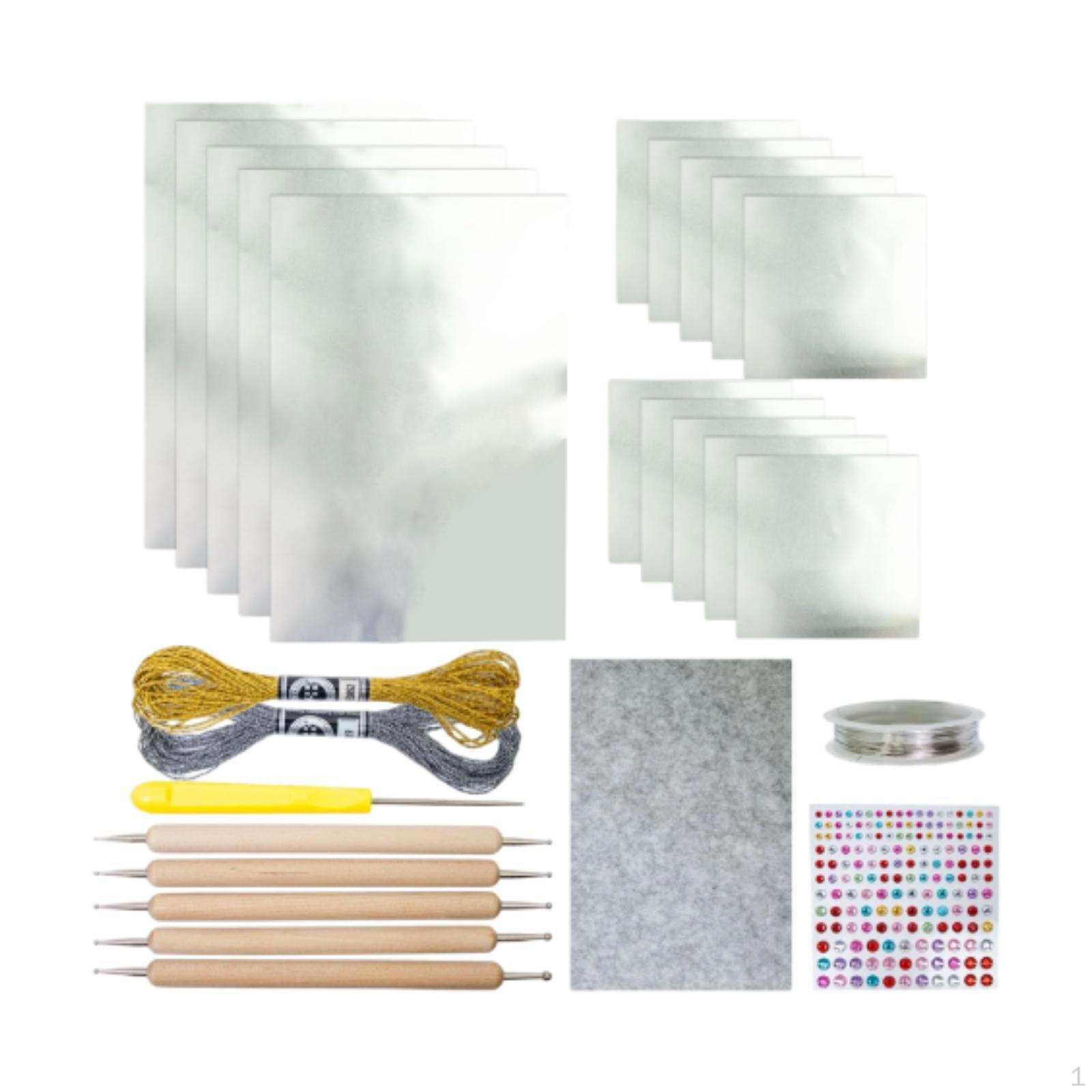 

Набор алюминиевой фольги для художественных работ, гравировки и тиснения, толщина 0,07 мм Argent