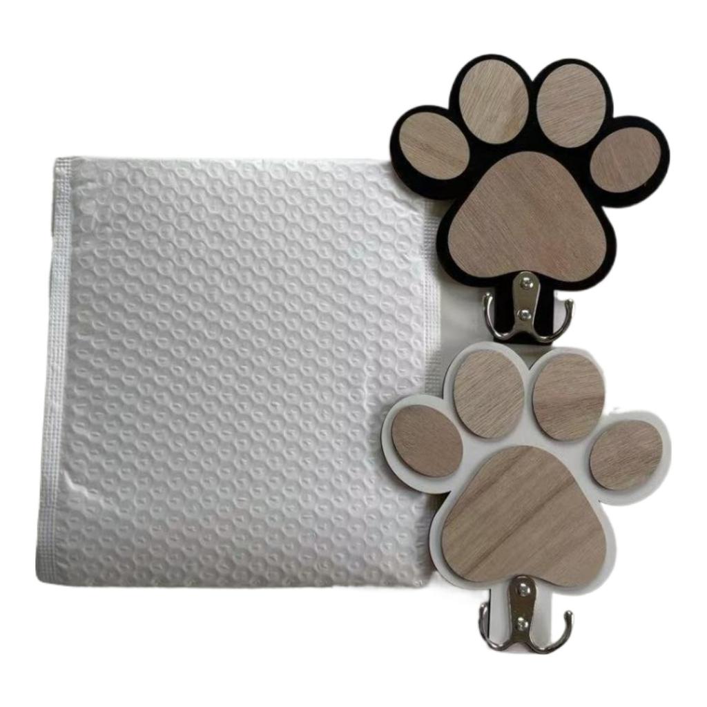 Wooden Dog Paw Wall Hook Cute Key Holder for Wall Decorative Home Farmhouse Towel & Clothes Hanger for Bedroom Bathroom Decor