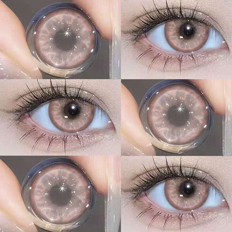 EYESHARE NEW Colored Contact Lenses for Eyes Brown Lenses Cosmetic Blue Eye Contacts Brown Natural Fashion Lenses