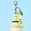 Official Binggrae Banana Flavored Milk "Dan-ji" PVC Keyring (Set of 2) - Iconic K-Food Mascot