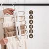 Durable Clothes Rack Organizer Multi Layer Clothes Drying Rack Folding Pants Hangers  Home Use