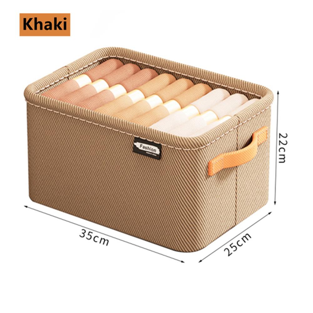 Transparent And Minimalist Underwear Storage Box Desktop Drawer Box Multi Grid Jewelry Organizing Small Item Storage Office