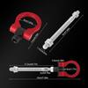 WRX Racing Tow Hook,IS2303 Front Tow Hook Ring Tow Eye Billet Aluminum Red Tow Hook for BRZ/Impreza/WRX/STi(Red)
