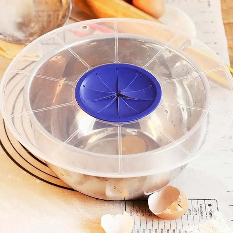 Creative Egg Bowl Whisks Screen Cover Baking Splash Guard Bowl Lids Kitchen Cooking Tools  Kitchen Accessories Egg Cooker Whisk