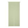 Karado Kobo Noren Stylish Blackout 100cm Wide X 220cm Solid Privacy Room Divider for Living and Japanese Cold Thermal Nordic Same Color On Both Green