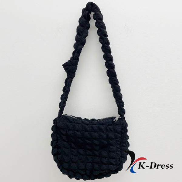 Cloud Bubble Pom-Pom Mini Crossbody Bag (5 Colors)