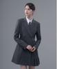 Mausolleum Jenn Pleated Suit Jacket Dress - Gray