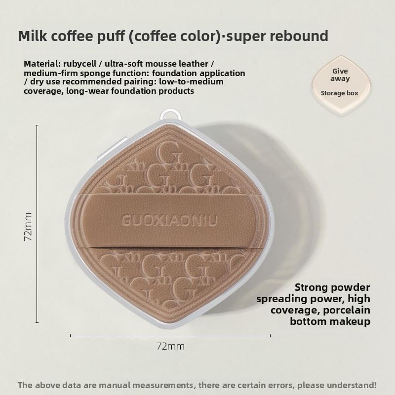 GUOXIAONIU Blender Makeup Puff Marshmallow Air Cushion Foundation Dry Wet Dual Use Sponge Soft Elastic Cosmetic Applicator Tool