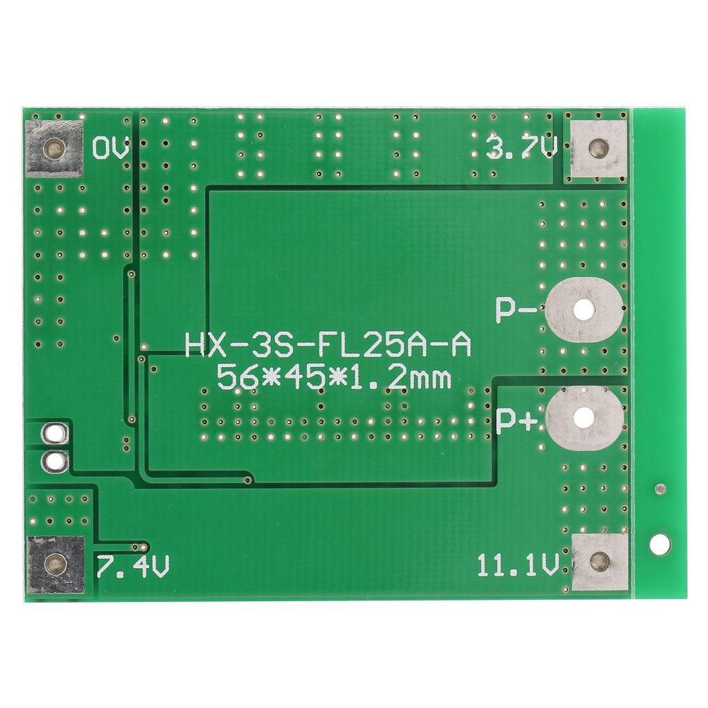 3Series 12V 15A Li Ion Battery 18650 Charger BMS Protection Board (with Balance)