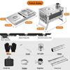Lightweight Titanium Alloy Folding Stove for Outdoor Tent Heating and Hiking
