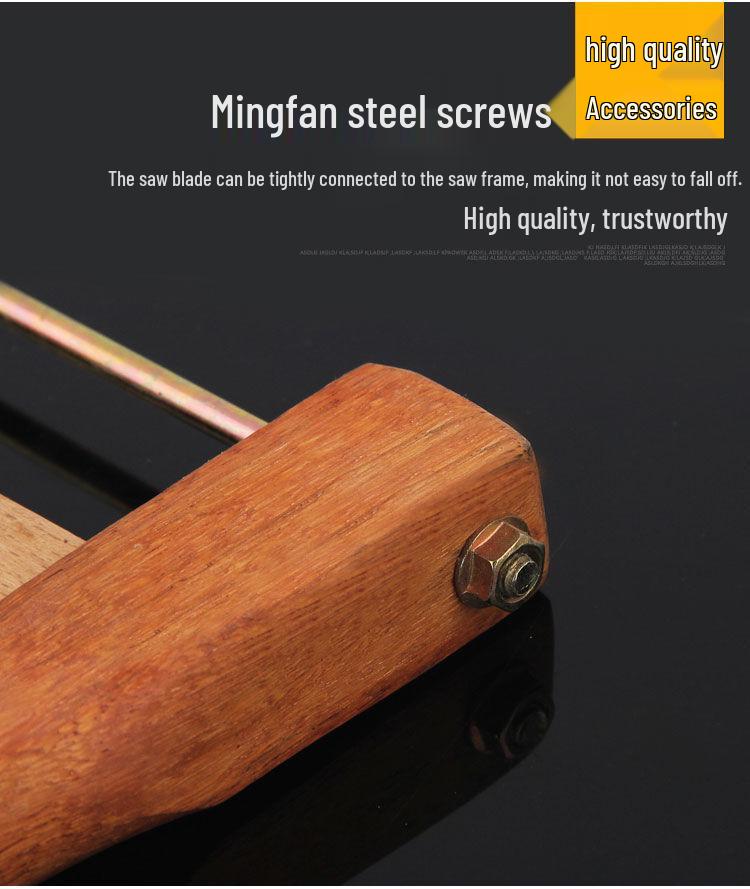 Vintage Οικιακό Υπαίθριο Χειροπρίονο για Ξυλουργική - Παλιομοδίτικο Εργαλείο Πριονιού Σκελετού