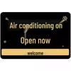 Welcome Sign: Open for Business/Temporary Outage