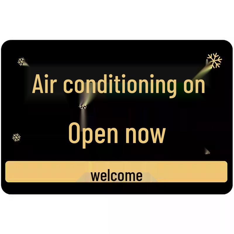Welcome Sign: Open for Business/Temporary Outage