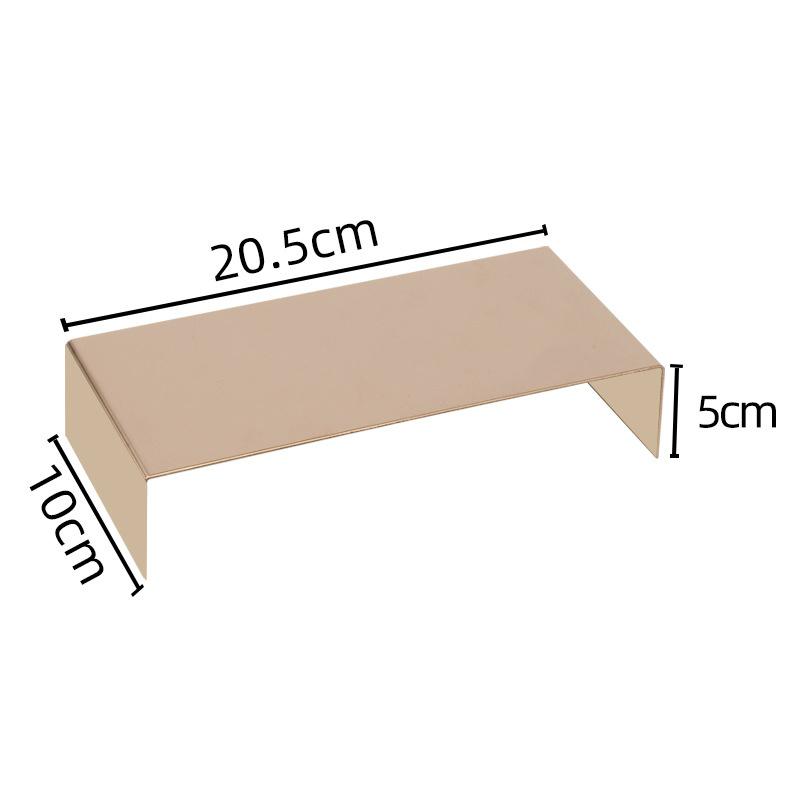 U Shape Stainless Steel Display Riser Stand, Shop Jewelry Bag Display Shelf For Dessert Cupcake Shoes Action Figure Display