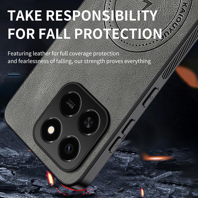 For Honor X7D X9D New Style Leather Phone Case For Honor X9D For Magsafe Magnetic Wireless Charge Cover For Honor X9D Shell x7d