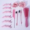 12pieces/set of Hair Styling Tool Set, Combing, Spray, Massage and Styling, Hair Styling tools,Special for Real Hair Wigs