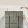 24/28 Grid Wall-mounted Shoes Organizer Rack Over the Door Hanging Storage Holder Rack Bedroom Closets Shoes Storage Bag