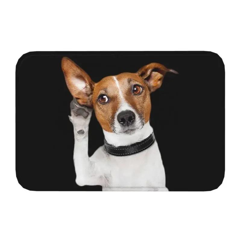 Van Gogh Starry Night Art Style Dog Living Room Door Mat Carpet Classic Painting Beret Dog Pattern Anti-slip Rug for Home Decor