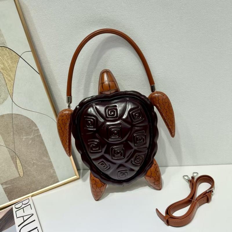 Unique 3D Turtle Shaped Handbag Fashionable Creative Animal Shoulder Bag Funny Crossbody Bag for Women