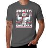 Frosty The Swoleunisex Ugly Sweater Snowunisex Pun Fitness Humor Tshirt Basic Casual Short Sleeve Cotton Shirt