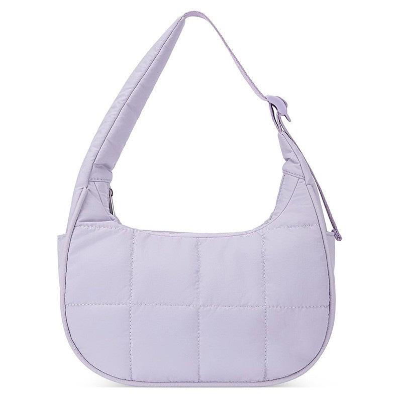 Hot-selling Quilted Nylon Bag Large Capacity Underarm Shoulder Bag Down Bag Shoulder Silk Handbag