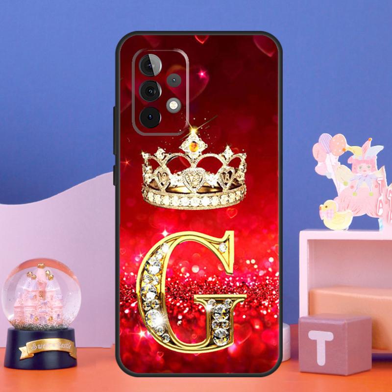 

Red Diamonds Letter Case For Samsung Galaxy A17 A06 A16 A26 A36 A56 A55 A35 A15 A32 A52 A13 A33 A53 A14 A34 A54 Samsung A12