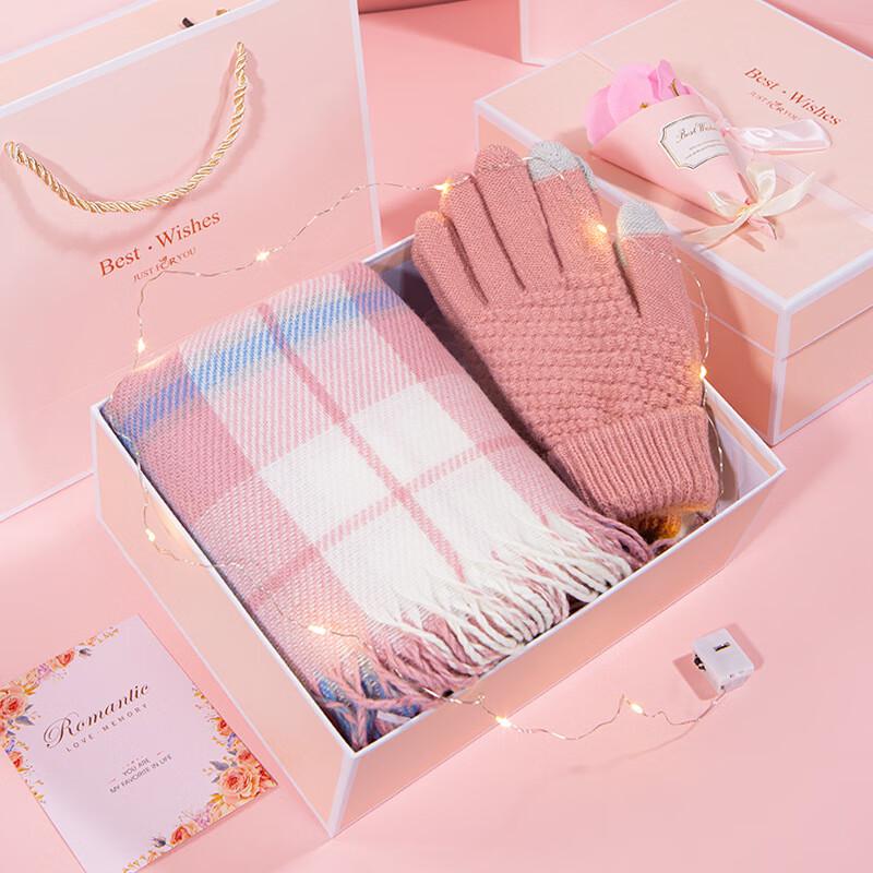 Women s Winter Scarf & Gloves Gift Set