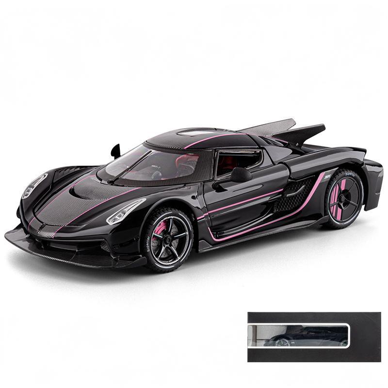 1/24 Jesko Absolut Supercar Alloy Metal Diecast Model Car Trendy Toy Ornaments Decoration Hobby Collection Holiday Present Gifts
