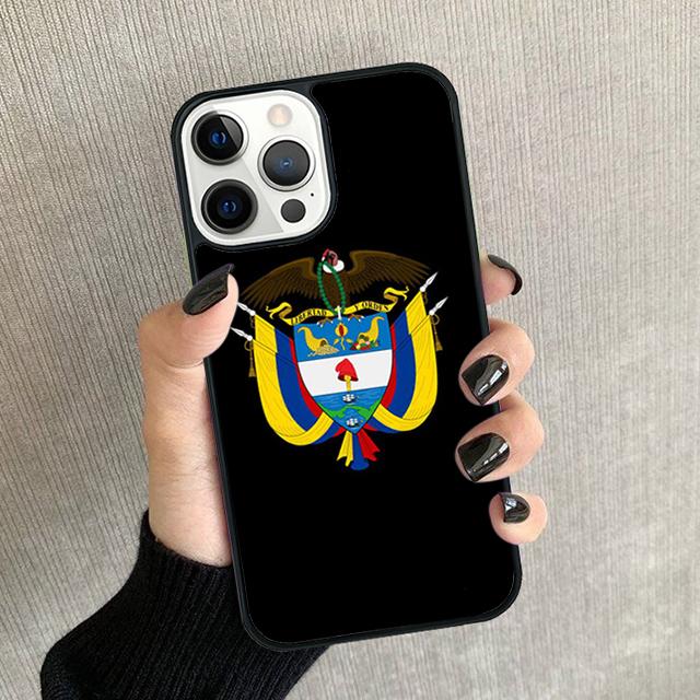 Colombia Flag Phone Case For iPhone 17 Air 16 15 14 plus 11 12 13 Pro max Soft Bumper Shell Cover coque iPhone 11pro max