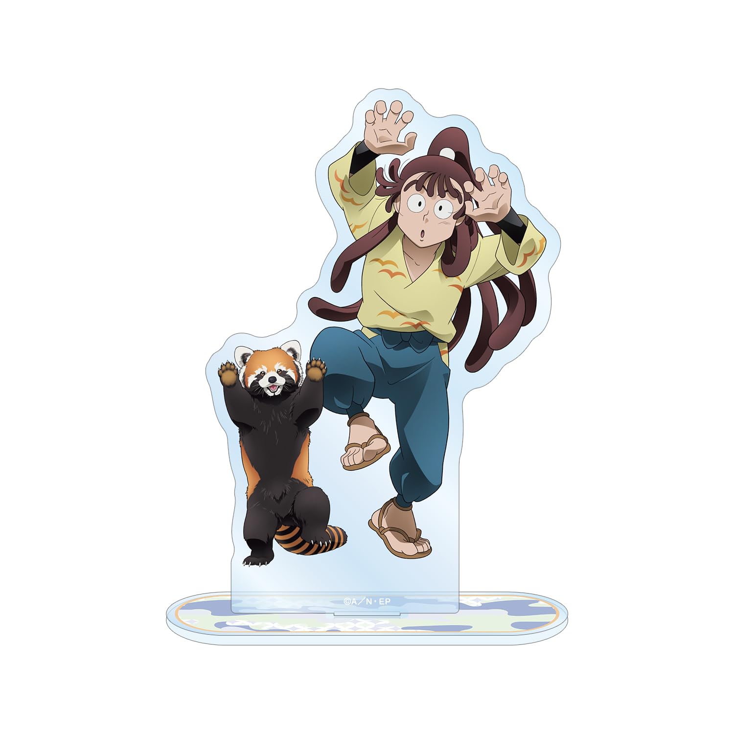 Nintama Rantaro Original Illustration: Kan emon Ohama - Let s All Breed Training Ver. Big Acrylic Stand