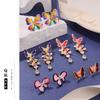 Butterfly Earrings Simple New Temperament Colored Earrings Enamel Color Dripping Oil Summer Super Fairy Sweet Temperament Earrings